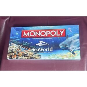 Monopoly SeaWorld Wildlife Conservation Educ. Board Game 2013 Shamu  New Sealed